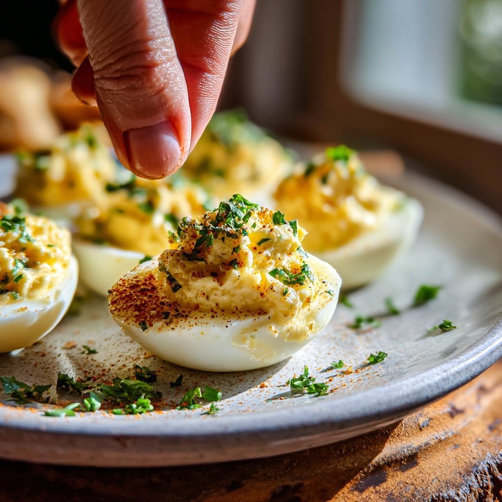 Gefüllte Eier klassisch nach Omas Blitzrezept