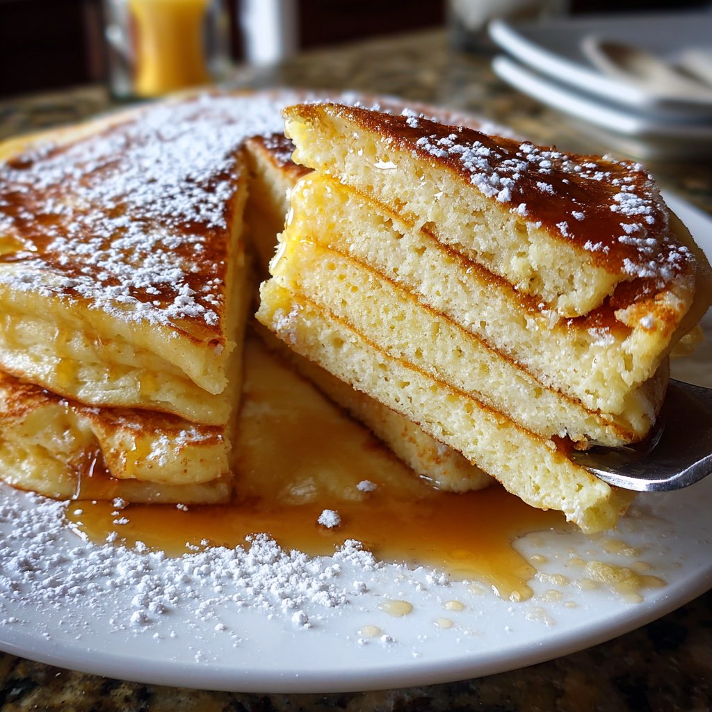 Pfannkuchen zum Frühstück