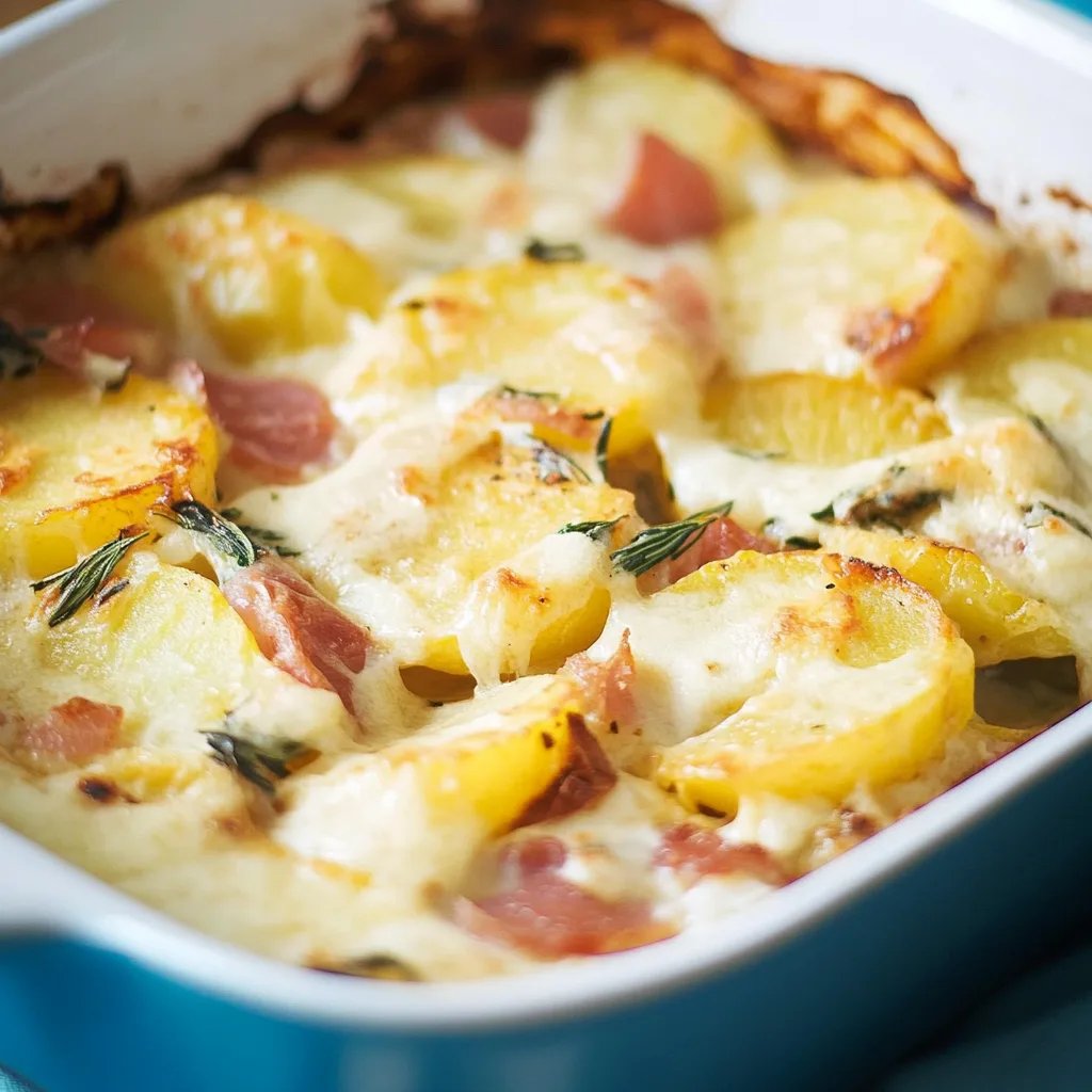 Kartoffel-Kohlrabi-Auflauf aus dem Ofen