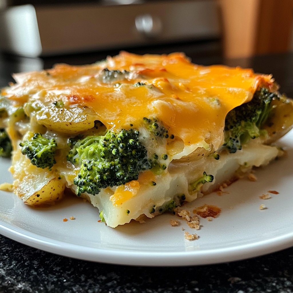 Kartoffelauflauf mit Brokkoli