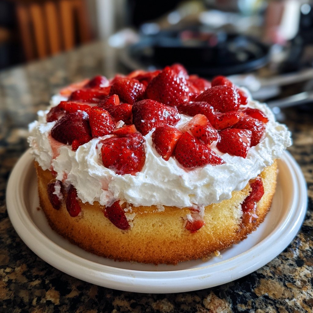 Saftiger Erdbeerkuchen Mit Joghurt Teig