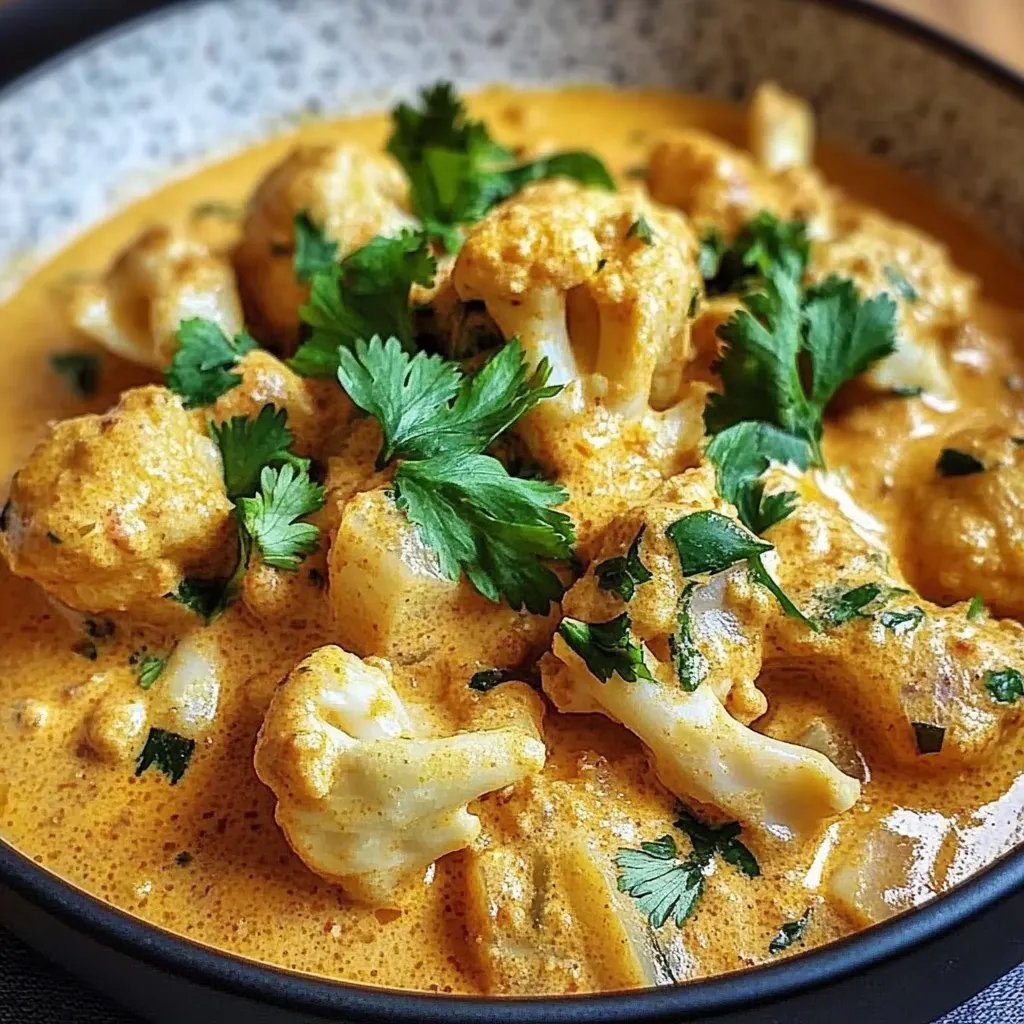 Cremiger Blumenkohl-Curry aus dem Backofen