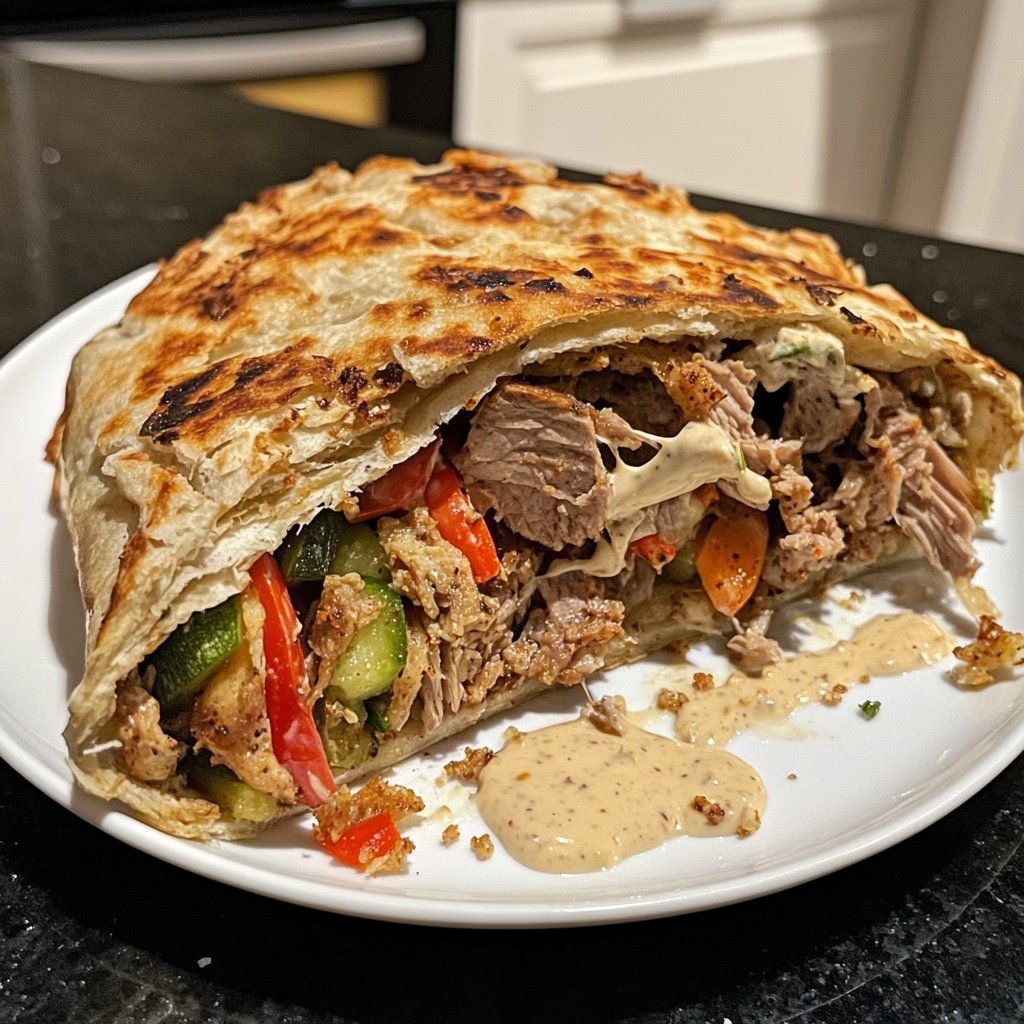 Döner mit Sesamsoße