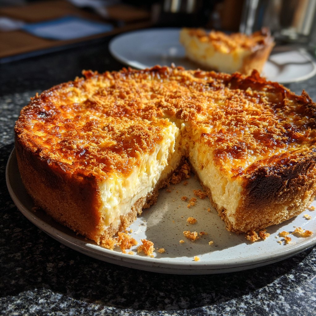 Käsekuchen mit Zitronen-Frischkäse-Creme