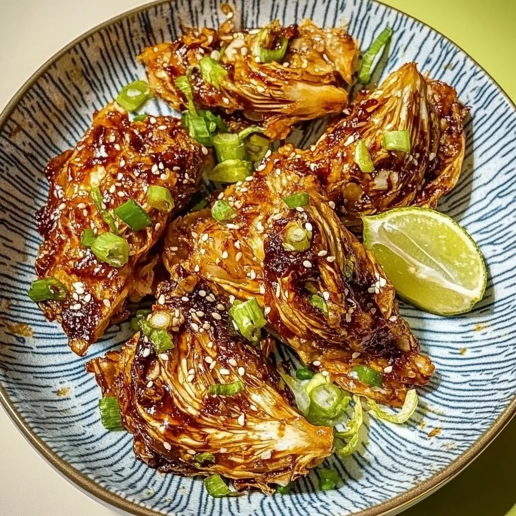 Einfacher Kohl mit Miso-Glasur