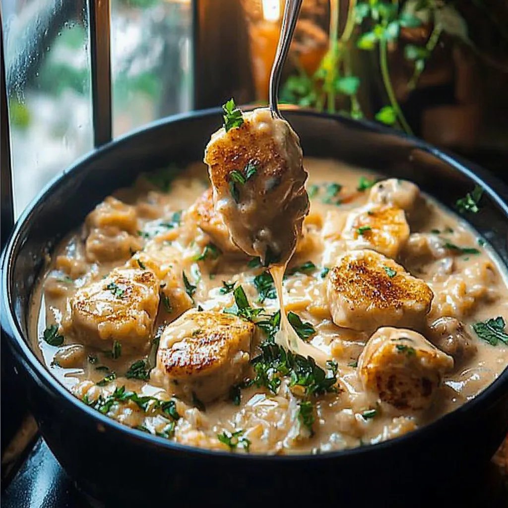 Cremiges Kräuterrahm-Hähnchen