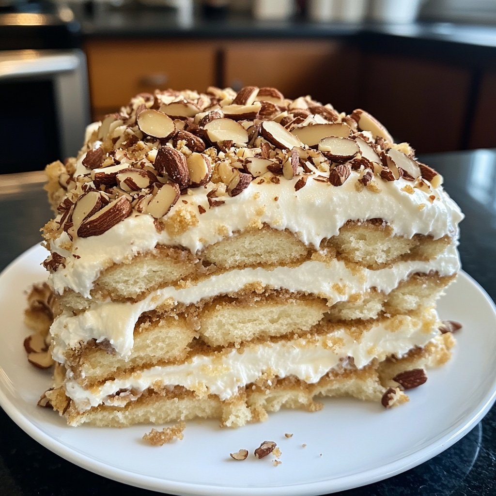 Bienenstich-Tiramisu ohne Alkohol