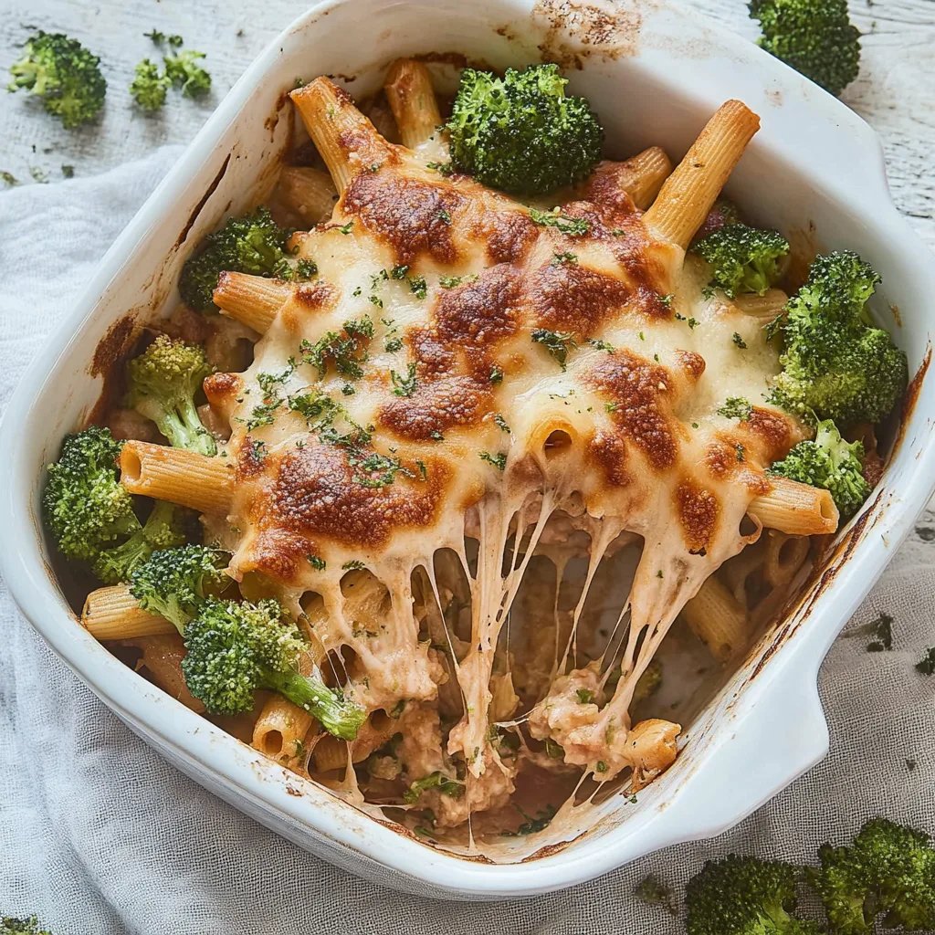 Brokkoli-Nudel-Auflauf