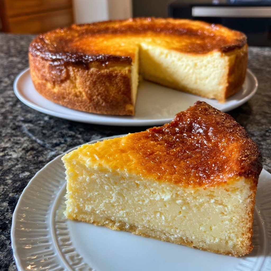 Käsekuchen klassisch gebacken