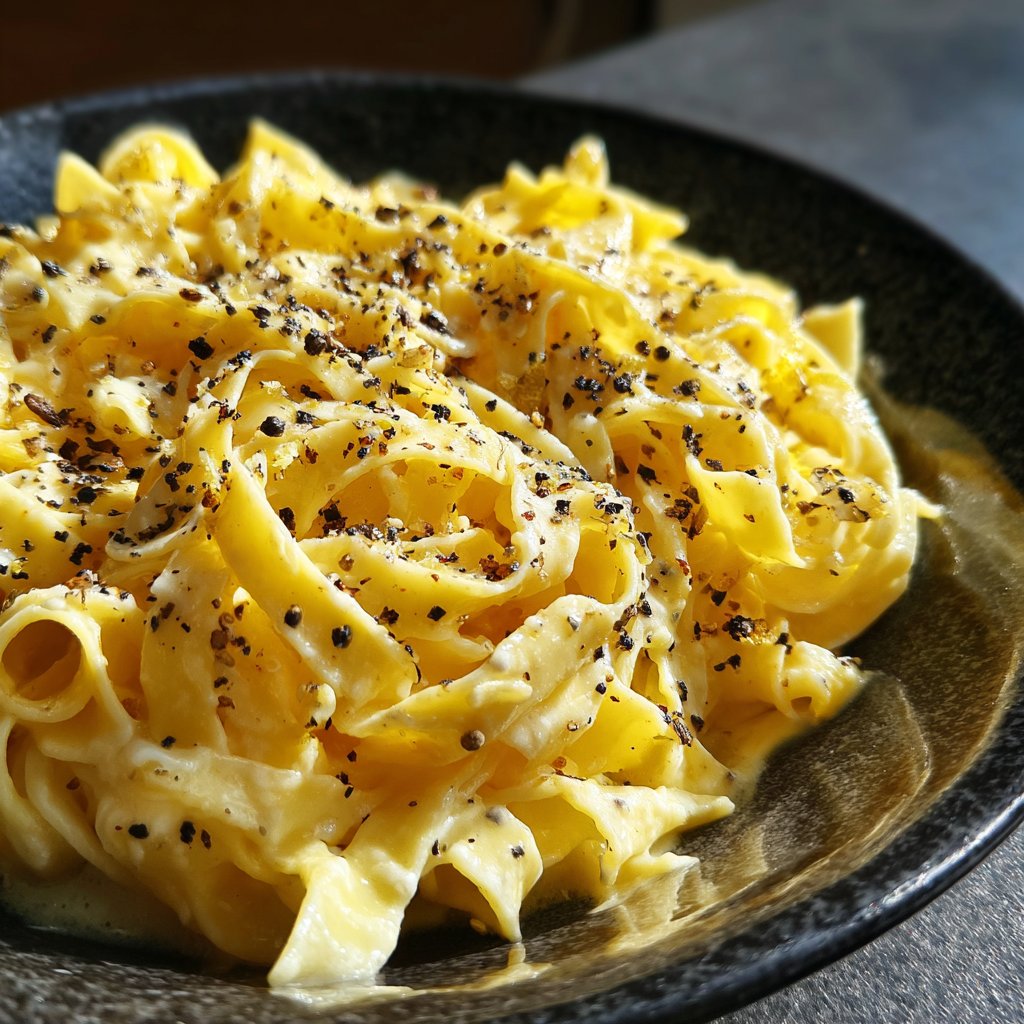 Tagliatelle mit Zitronenbutter