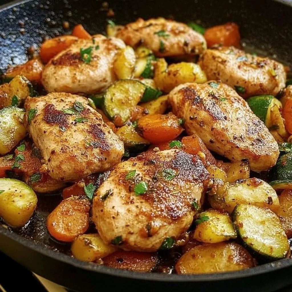 Leckere Low Carb Hähnchenpfanne mit Gemüse – Dein perfektes Abendessen!