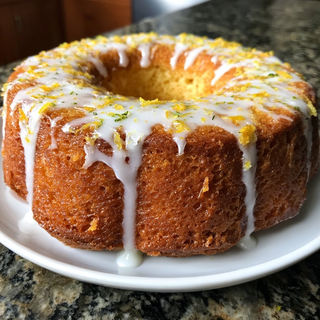 Zitronenkuchen fluffig