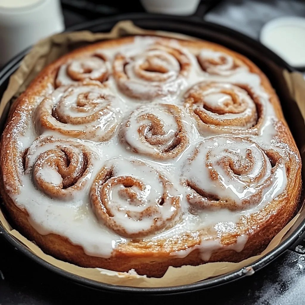 Amerikanische Cinnamon Rolls