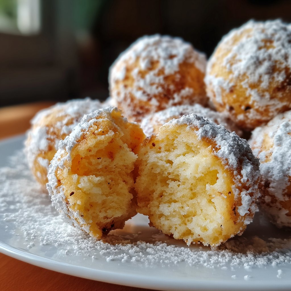 Quarkbällchen ohne Frittieren