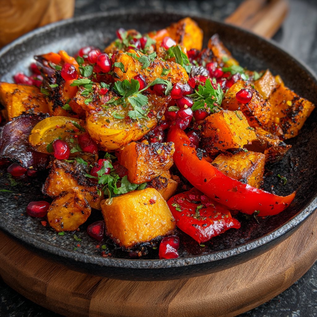 Ofengemüse mit Granatapfel