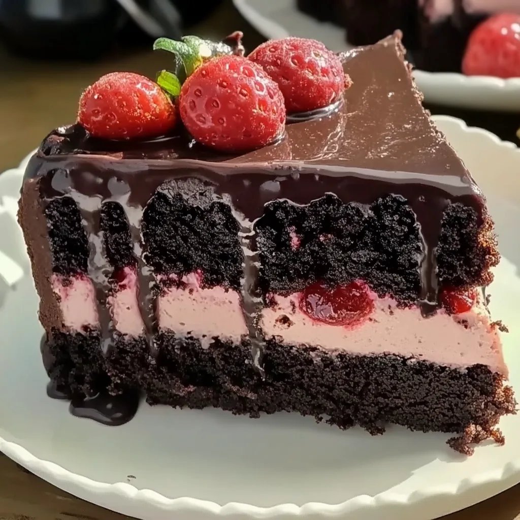 Erdbeer-Schokoladenkuchen