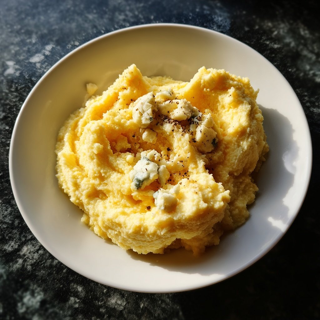 Polenta mit Gorgonzola
