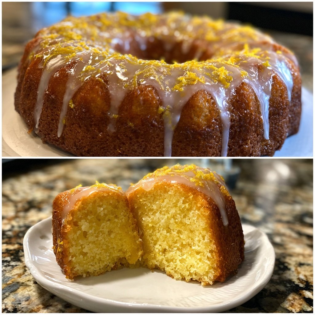 Zitronenkuchen ohne Ei