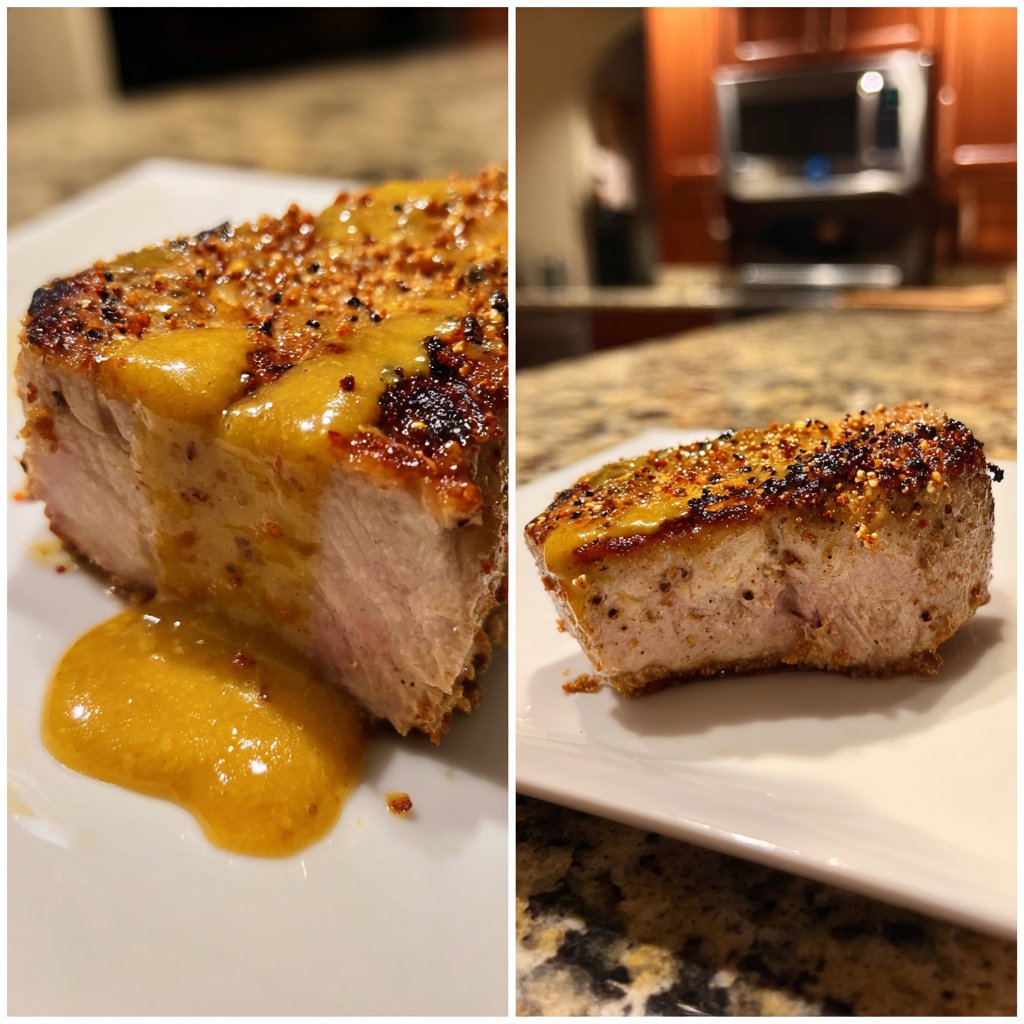 Lachsfilet mit Honig-Senf-Sauce