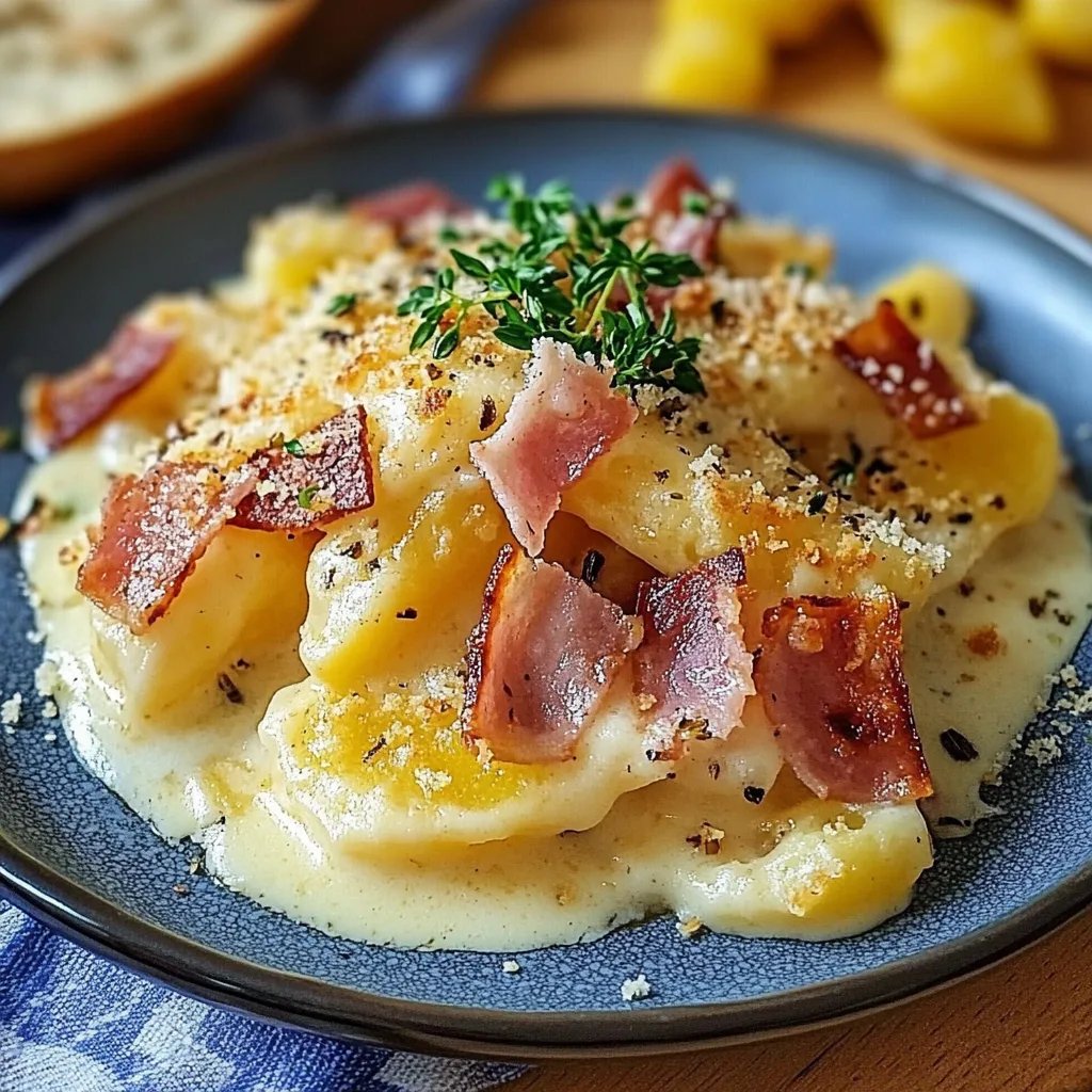 Carbonara Kartoffelauflauf